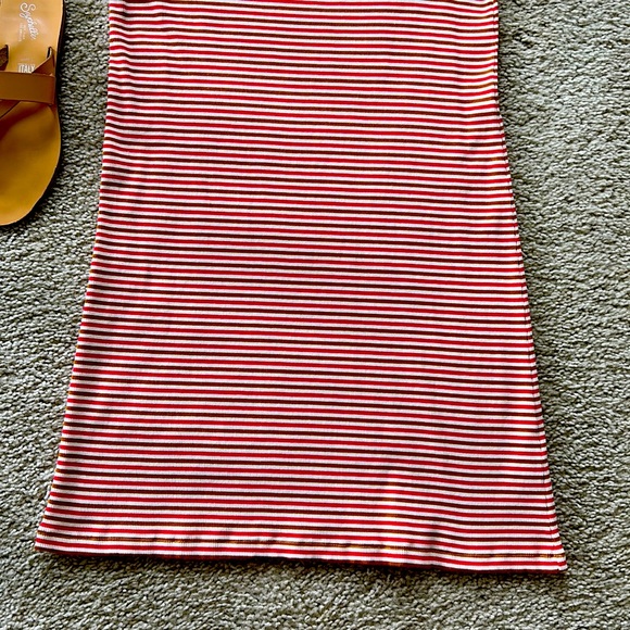 Madewell Swingy Tee Dress in Stripe - Picture 4 of 8